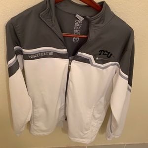 Nike Elite Basketball. TCU Zip Up Jacket. Size L.
